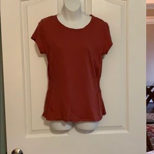 Cute top with cinched sides